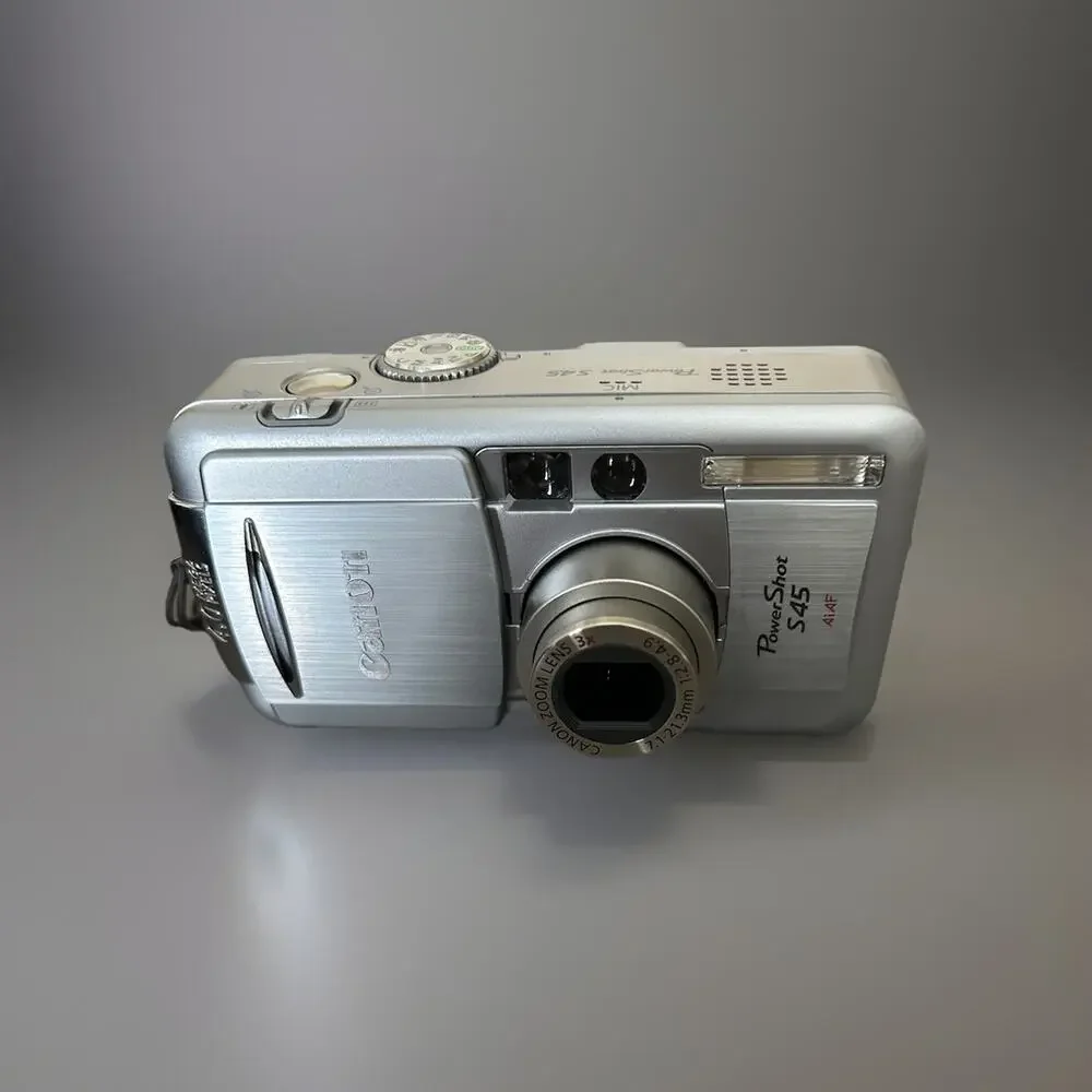 Canon Power Shot S45 W/ Accessories, No CF Card.